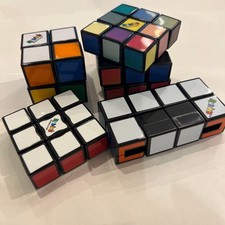 Rubik's Cube 4-teiliges Set 3x3, hochwertig, gebraucht rr6