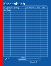 Kassenbuch A4 für