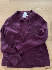 Equipment femme Seidenbluse Seide Blazer neu 38