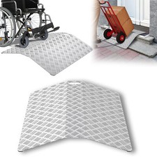 Alu Rollstuhlrampe Teleskoprampe 60-100 cm Schwellenbrücke Schwellenrampe Top