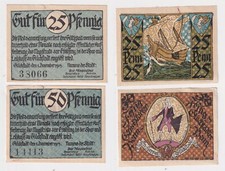 25 & 50 Pfennig Banknoten
