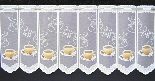 Kaffee scheibengardine - ,