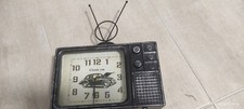 Deko Uhr Nostalgie TV Car