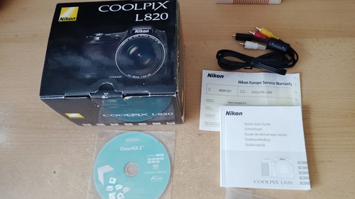 Verpackung nikon coolpix l820 - verpackung,
