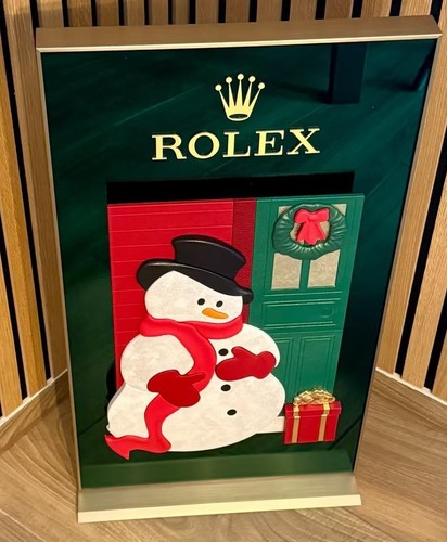Rolex display deko fenster - display,