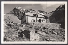 6386. Ak Österreich Tübingerhütte Plattenspitze Silvretta