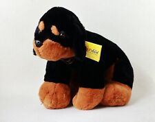 Sunkid Hund Rottweiler schwarz Granulat Halsband Stofftier Plüschtier (T180)