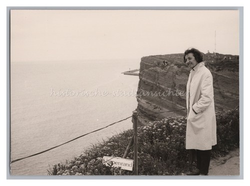 Helgoland 1965 frau am - helgoland,