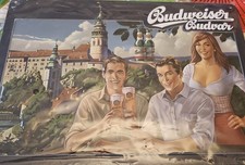 Werbeschild Orginal Budweiser - Budvar ,neu