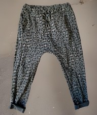 Baggy • Hose • Made In Italy • 38 40 42 44 • Grau • Leo • Bequem • Neu!