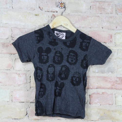 Kinder shirt schwarz m - schwarz, gr