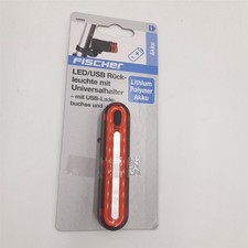 Fischer Fahrradbeleuchtung Fahrrad Zubehör LED Rückleuchte energiesparend sicher