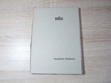 BRAUN - Rezeptbuch Multipress