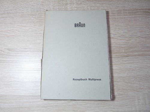 Braun rezeptbuch multipress - braun,