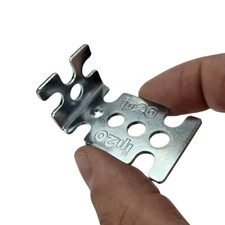 25x IP 20 Universal Schraub Montage Winkel 50x25x30x2mm Verbinder Stahl verzinkt