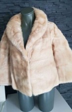 Nerz damen jacke hellbeige - jacke,
