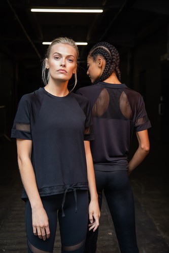 Damen mesh überzieh shirt - damen,