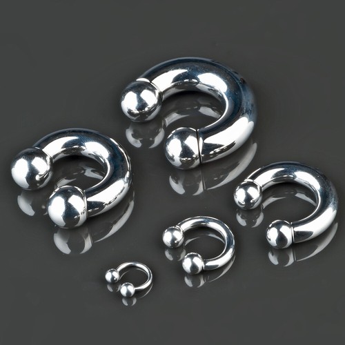 Xxl hufeisen lippen piercing - xxl,