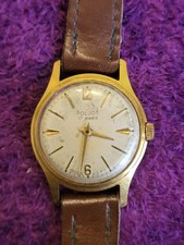 Poljot Vintage Herrenuhr Handaufzug  VERGOLDETES GEHÄUSE  AU20  17 jewels