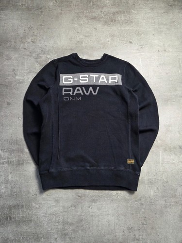 Star raw knit sweater black - g-star,