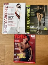 3x Photographie Foto Magazin Zeitschrift Heft Zeitung Hobby Sammlung Collection