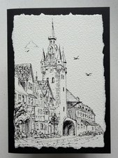 Zeichnung mit Fineliner |