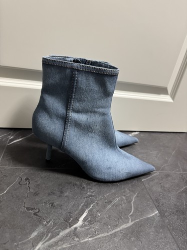 Zara stiefelette denim - stiefelette, 41
