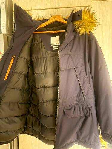 Napapijri parka jacke blau - napapijri,