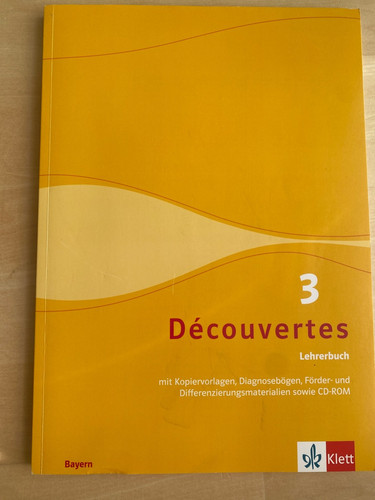 Découvertes lehrerbuch - découvertes, 3