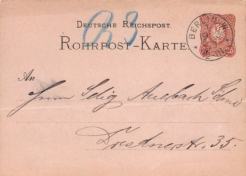 825285 pfennig rohrpost - dr,