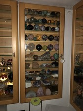 Sammlervitrine Massivholz Erle