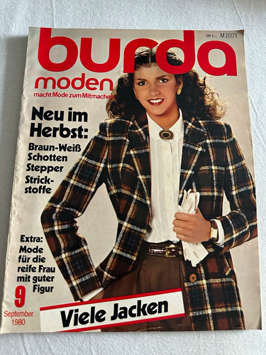 Burda moden ausgabe 1980 - burda,