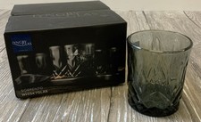 LYNGBY  Whiskyglas  4er-Set  SORRENTO 32cl  Smoke Glas Geriffelt (R1-13