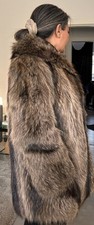 Luxuriöser Echtpelz Mantel