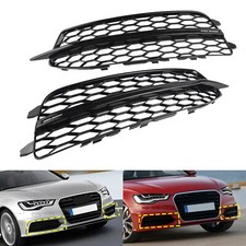 2x Lüftungsgitter Grill Gitter Nebelscheinwerfer für Audi A6 C7 S6 S Line 11-14