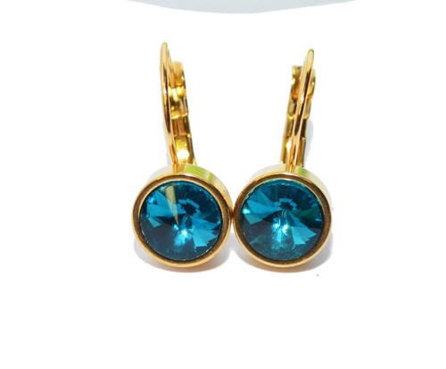 Edelstahl strass ohrringe - edelstahl,