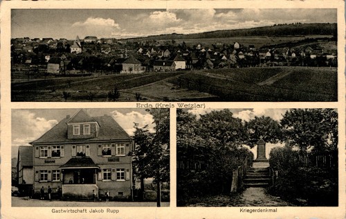 Gruss aus erda - ak,
