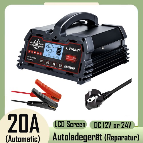 20a autobatterieladegerät 12v - 20a,