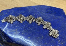 ARMBAND - "TRACHTEN-ARMBAND" um 1920 - SILBERFILIGRAN "835"  Silber - ROSEn