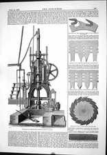 Alte Bohrmaschine Speiseröhre Zahnsäge Kreissäge Kappschnitt regulierend 187 viktorianisch