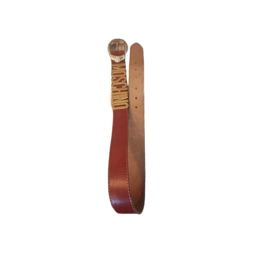 Moschino leder gürtel - moschino,