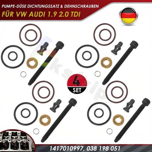 Pumpe düse dichtsatz - 4x, &