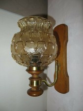 Wandlampe mit zugschnur - mit, holz