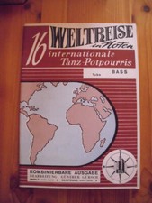 Weltreise in Noten,16 internationale Tanzpotpourris, Bass / Tuba, Edition MEISEL