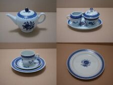 Royal Copenhagen Fajance Tranquebar blau - Teekanne Kaffeegedeck Tortenplatte