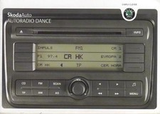 SKODA DANCE Betriebsanleitung für Autoradio 2007 Bedienungsanleitung Handbuch RN