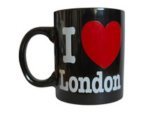 I Love London Kaffeetasse Herz