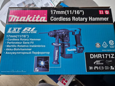 Makita SDS-Plus Akku-Bohrhammer, 18 V, Ohne Akku und Ladgerät - Blau (DHR171Z)