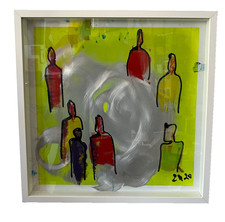 Art acrylic on aluminium neon