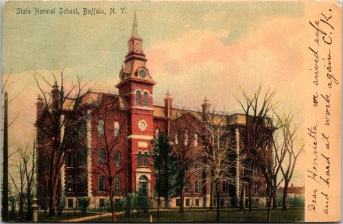 Postcard new york - new, buffalo
